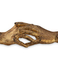 Hold My Hand - Sculpture - Gold