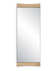 Russo - Oversized Modern Mirror - Light Brown