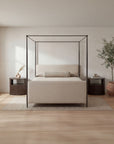 Viola - King Bed - Beige