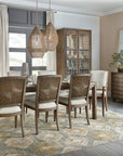 Sundance - Carved Back Side Chair (Set of 2) - Beige / Light Brown