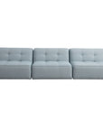 Sunseeker - 3 Piece Outdoor Sofa - Light Blue