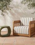 Albers - Outdoor Stool - Dark Green