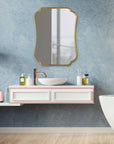 Athena - Mirror - Brushed Brass