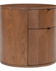 Theo - Two Drawer Nightstand - Brown