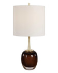 Vannett - Table Lamp - Dark Amber / White