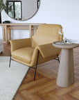CC - Ambroise Metal Frame Club Chair