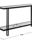Shadow - Black Iron Console Table