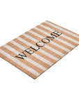 Doormats - Striped Welcome Doormat