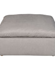 Terra - Condo Ottoman Livesmart Fabric - Light Gray