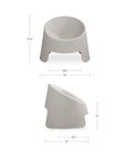 Nolla - Outdoor Accent Chair (Set of 2) - Light Gray