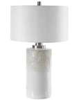Georgios - Cylinder Table Lamp - White