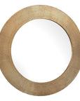 Tano - Round Mirror - Antique Brass