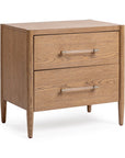 Alisen - 2 Drawer Nightstand - Napa Grove