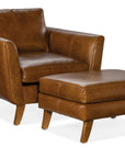 Alora - Ottoman - Dark Brown