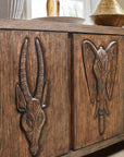 Commerce And Market - Safari Credenza - Dark Brown