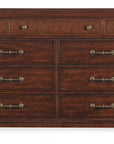 Charleston - Nine-Drawer Dresser - Dark Brown