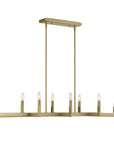 Cordoba - 8 Light Linear Chandelier - Gold