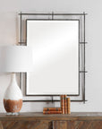 Ironworks - Industrial Mirror - Black