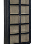 Linville Falls - Shou Sugi Ban Curio Cabinet - Black