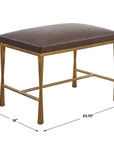 Reform - Small Bench - Gold