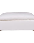 Clay - Ottoman Livesmart Fabric - Cream