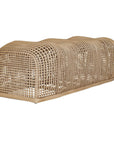 Tino - Rattan Bench - Woodtone