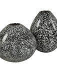 Cosmic - Black & White Vases (Set of 2) - Black