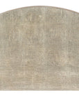 Melange - Marguerite 2-Door Demilune Chest - Pearl Silver