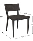 Calbas - Outdoor Dining Chair - Java Black
