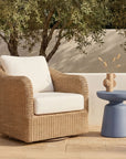 Bodhi - Outdoor Swivel Accent Chair - Natural