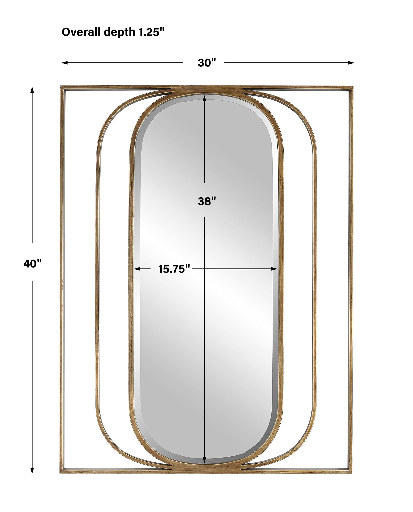 Replicate - Contemporary Oval Mirror