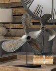 Propellers - Rust Sculptures (Set of 2) - Black