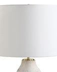 Magdaline - Rustic Table Lamp - White