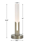 Tron - Rechargeable LED Accent Lamp - Brass,Gold