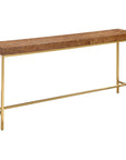 Moran - Burl Console Table - Light Brown