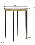Stiletto - Side Table - Antique Gold