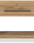 Driftwood - One-Drawer Nightstand With Stone