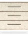 Melange - Saffron 3-Drawer Chest - Beige