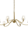 Barcelona - 6 Light Brass Chandelier - Gold