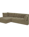 Mischa - Left Sectional - Sage Green