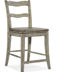 Alfresco - La Riva Ladder Back Swivel Counter Stool