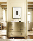 Sanctuary - 3-Drawer Shaped Front Chest - Gold