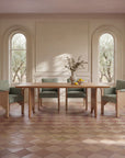 Bauer - Dining Chair - Sage Green / Light Brown