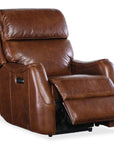 MS - Harlan Zero Gravity Power Recliner With Power Headrest - Dark Brown