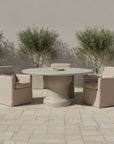 Magnolia - Outdoor Dining Table - Cream