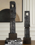 Cipher - Wood Totems (Set of 2) - Black