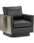 Lathe - Leather/Hide Accent Chair