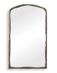 Hammered Antique - Arch Mirror - Nickel