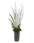 Eterna Orchid - Centerpiece & Vase - Black / Green / White