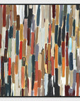 Kaleidoscope II - 48" x 48" Painting Art by Buddy Whitlock - Dark Gray